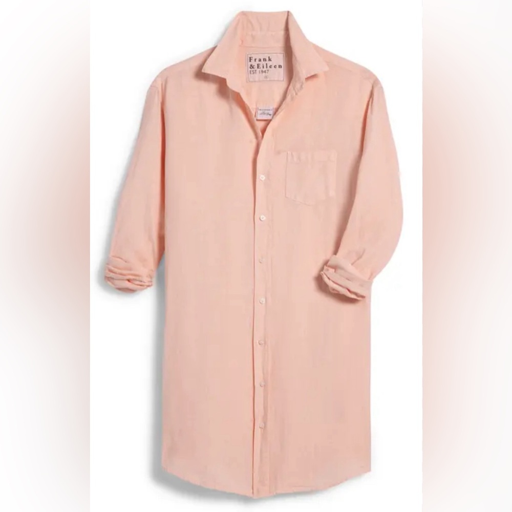 Frank & Eileen
Rory Maxi Shirtdress in Pink Petals Size S